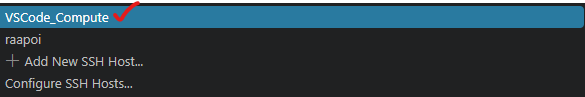 VS Code Remote Host